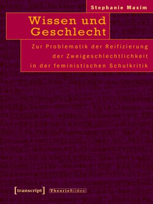 cover image of Wissen und Geschlecht